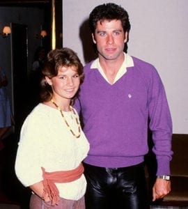1983 var Carolas stora genombrottsår, här tillsammans med John Travolta.